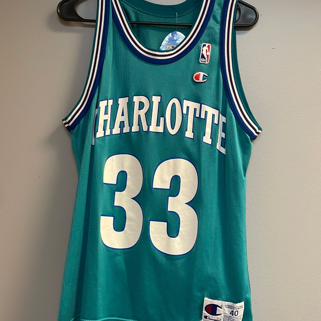 charlotte hornet jersey dress 2000s Womens Jersey Dress Nba Women's Mitchell Ness Larry Johnson Teal Charlotte  Hornets 1992