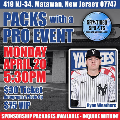 Ryan Weathers Packs With A Pro Event !