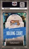 2020 Court Kings Allen Iverson Holding Court Signatures AUTO /49 PSA 10 POP 1
