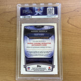 2014 Bowman Chrome Aaron Donald Rookie Chrome Refractor Auto PSA 10 RARE