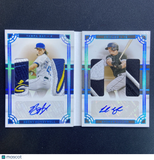 2021 National Treasures Andrew Vaughn /Brent Honeywell 1/1 PATCH AUTO BOOKLET !