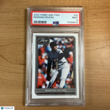 2022 Panini Three and Two Baseball Mariano Rivera #42 /99 PSA 9 Yankees Jersey #