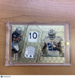 2016 Spectra City 2 City Darren McFadden Dual Gold Vinyl Laundry Tag 1/1 Patch
