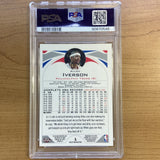 2004 Topps Chrome Allen Iverson Gold Refractor /99 PSA 9