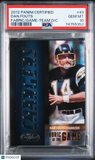 2012 Panini Certified Dan Fotus Fabric of the Game Chargers  /25 PSA 10 POP 1