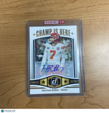 2023 Panini Donruss Harrison Butker "Champ Is Here" Auto /299 Chiefs