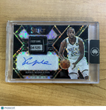 2022-2023 Panini Select Khris Middelton BLACK 1/1 Laundry Tag Patch Auto #AM-KMD