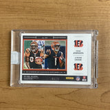 2021 PANINI ONE CHAD JOHNSON JA'MARR CHASE #151 PLUS+ ONE DUAL AUTO #'d 4/15