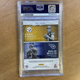 2022 Illusions Kenny Pickett/Malik Willis Rookie Reflections Dual Patch Auto /10