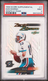 1999 Score Supplemental Zenith Z-Team #11 Dan Marino PSA 9 MINT - Miami Dolphins