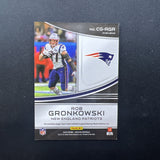 2022 Spectra Football Championship Gear Rob Gronkowski Patch /10- Patriots