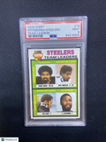 1979 TOPPS #19 FRANCO HARRIS STEELERS TEAM LEADERS PSA 9 MINT LOW POP HOF SET BR