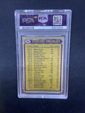 1979 TOPPS #19 FRANCO HARRIS STEELERS TEAM LEADERS PSA 9 MINT LOW POP HOF SET BR
