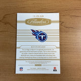 2022 Panini Flawless Football Kevin Byard 3-Color Patch Auto Gold /15 Titans