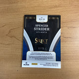 2022 Panini Select Baseball Spencer Strider RJA-SS Cracked Ice RPA /25 Braves RC