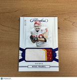2020 Flawless Football Mike Vrabel P24 Sapphire 3-Color Patch /10 Chiefs