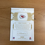2020 Flawless Football Mike Vrabel P24 Sapphire 3-Color Patch /10 Chiefs