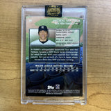 2022 Topps Archives Signature Series Retired Hideki Matsui Stadium Club 1/1 Auto