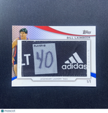 2009 Topps Bill Laimbeer Legendary Laundry Tags 1/1 GAME WORN DETROIT PISTONS