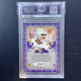 Peyton Manning 1998 Leaf Rookies & Stars Crusade Purple /100 RC PSA 8 NM-MT