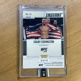 2022 UFC Instant Colby Covington Autograph Signature Gold #'d 08/10 SP