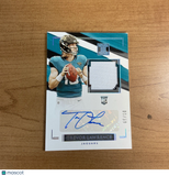 2021 Panini Impeccable Football Trevor Lawrence Platinum RPA /10 Jaguars RC