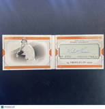 2020 National Treasures Bobby Thomson Cut Signature Auto Book /25 New York