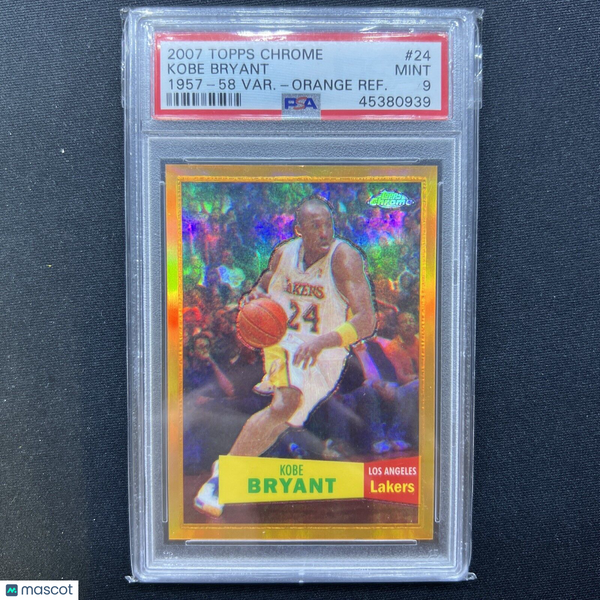 2007-08('57-58 Variation)Topps Chrome Orange Refractor #/199 Kobe