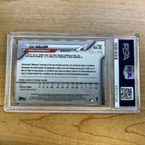 2020 Topps Chrome Purple Refractor Zac Gallen Rookie AUTO /250 PSA 10 Gem Mint