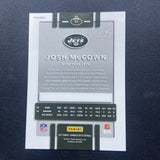 2017 Donruss Optic Josh McCown New York Jets Gold Vinyl Prizm 1/1 !