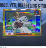 Topps 2005 All American Roger Staubach  Gold Refractor /55