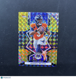 2022 Mosaic Russell Wilson Black Gold Prizm Denver Broncos #'d 5/8 #58 - Broncos