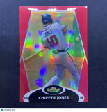 2008 Topps Finest Atlanta Braves #10 Chipper Jones Red /25