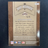 2005 Donruss Playoff Gaylord Perry Diamond Kings Auto 5/5