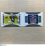 2020 National Treasures Derek Carr Treasured NFL Shield Patch Booklet True 1/1