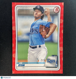2020 Bowman Joe Ryan Red SSP /5