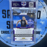 2020 Panini Prizm Nate Stanley Gold Prizm Auto /10 Psa 10 Pop 1