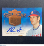 2005 Upper Deck Nolan Ryan Class Of Cooperstown Bronze Auto /25 ! ANGELS
