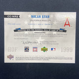 2005 Upper Deck Nolan Ryan Class Of Cooperstown Bronze Auto /25 ! ANGELS