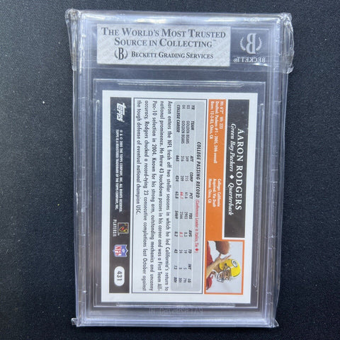 2005 Topps Aaron Rodgers SSP Missing Foil Error Card Rookie RC Packers –  Santiagosports