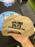 All Beige Hat with Red Santiago Sports Logo