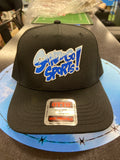 All Black Blue Logo Santiago Sports Hat