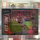 Patrick Mahomes 2019 Panini Absolute Red Zone Green /25