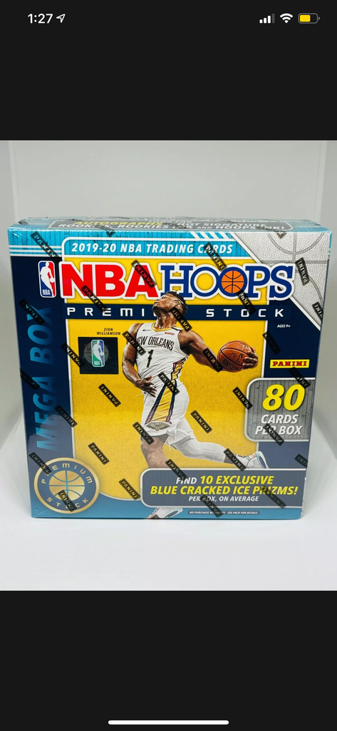 2019-20 NBA Hoops Premium Stock 80 card Mega Box – Santiagosports