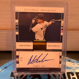 Austin Meadows 2020 Panini National Treasures Patch Auto /5