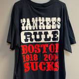 Vintage T Shirt Yankees and Redsox