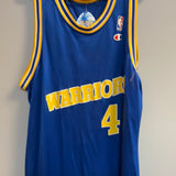 Vintage Champion Chris Webber Warriors Jersey