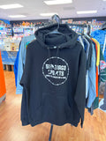 SANTIAGO SPORTS BLACK & WHITE LOGO HOODIE !