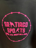 BREAST CANCER AWARENESS SANTIAGO SPORTS PINK HOODIES ! Limited Edition