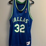 Champion Dallas Mavericks Jamal Mashburn Jersey